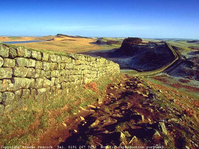 A view of Hadrian's wall